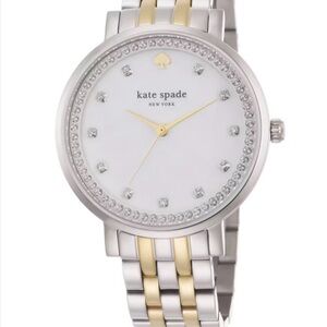 Kate Spade Two-Tone Crystal Watch